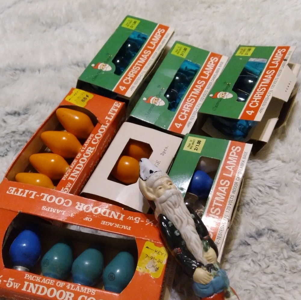 Vintage Multi-Colored Replacement Bulbs